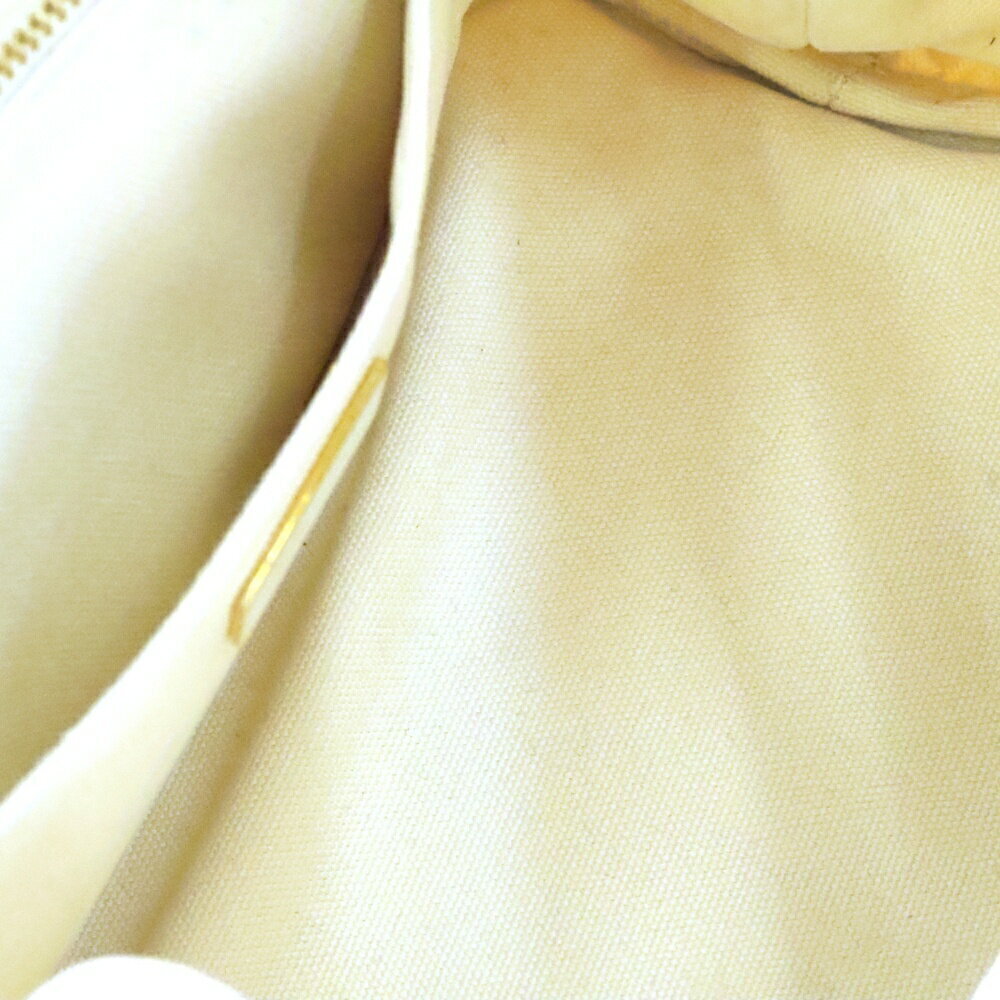 Prada Shoulder Edition Bag Canvas Handbag Limited Hawaii Canapa White - Picture 4 of 6